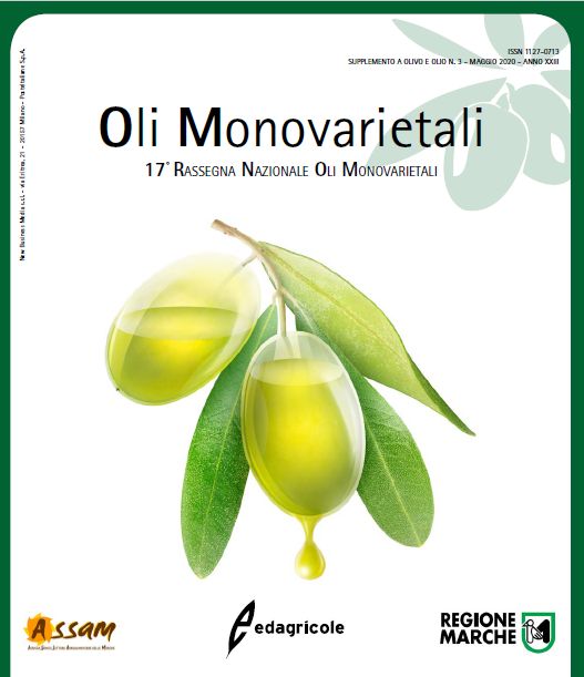 2020 catalogue of Italian monovarietal olive oils from the 17^ Review of mono-variety olive oils