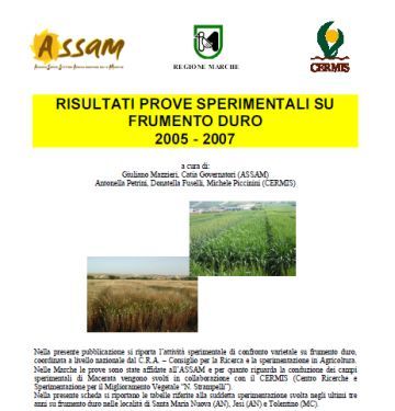 Cerealicoltura - Pubblicazioni 2005-2007